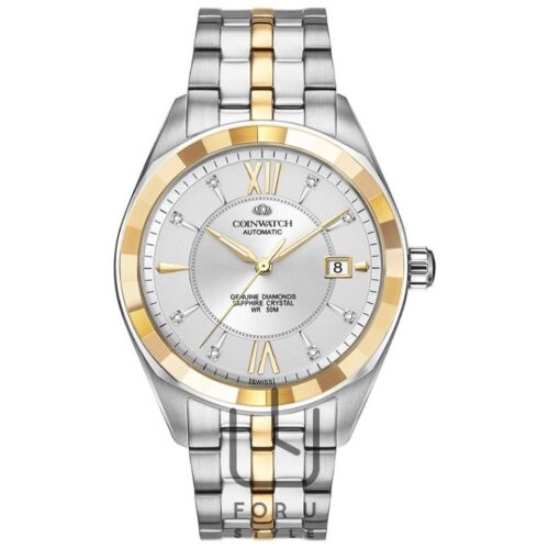 ساعت مچی عقربه ای مردانه کوین واچ (CoinWatch) مدل C155TWH