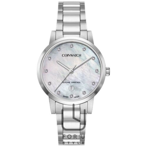 ساعت مچی عقربه ای زنانه کوین واچ (CoinWatch) مدل C180SWH