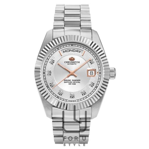 ساعت مچی عقربه ای مردانه کوین واچ (CoinWatch) مدل C109SWDW