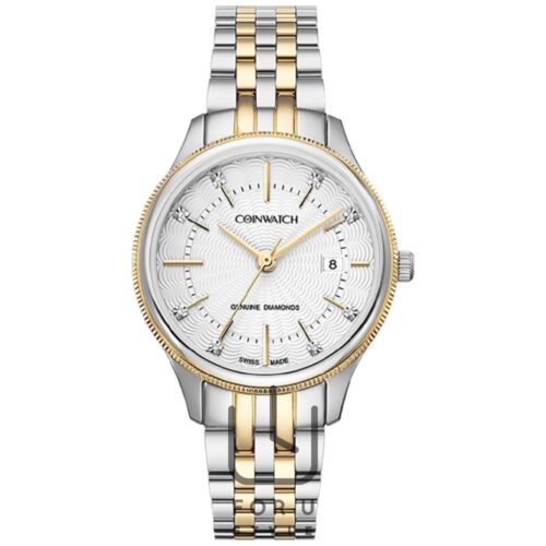 ساعت مچی عقربه ای زنانه کوین واچ (CoinWatch) مدل C199TWH